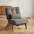 Gray Convertible Armchair | 35.4" Height | Living Room Chair | Mid Century Style