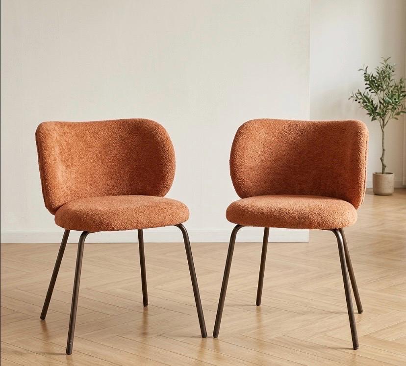 Terracotta Dining Chair | 31.5" Height | Dining Room Seat | Minimalist Style