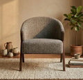 Gray Mid Century Armchair | 30.7" Height | Living Room Chair | Mid Century Style