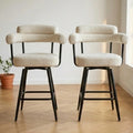 Black Counter Stool | 39.5" Height | Kitchen Island Counter Seat | Minimalist Style