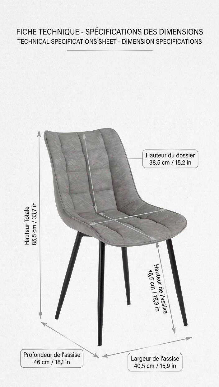 Set of 2 Brown Accent Chairs | 33.7" Height | Living Room Chair | Modern Style