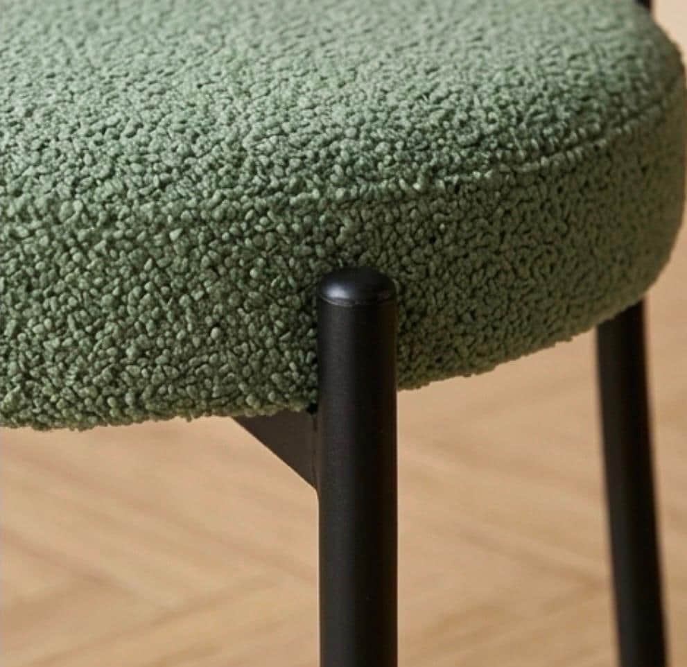 Set of 2 Sage Green Dining Chairs | 29.5" Height | Kitchen Island Counter Seat | Minimalist Style