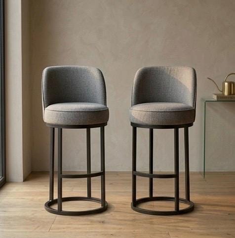Wine Bar Stool | 26" Height | Kitchen Island Counter Seat | Minimalist Style
