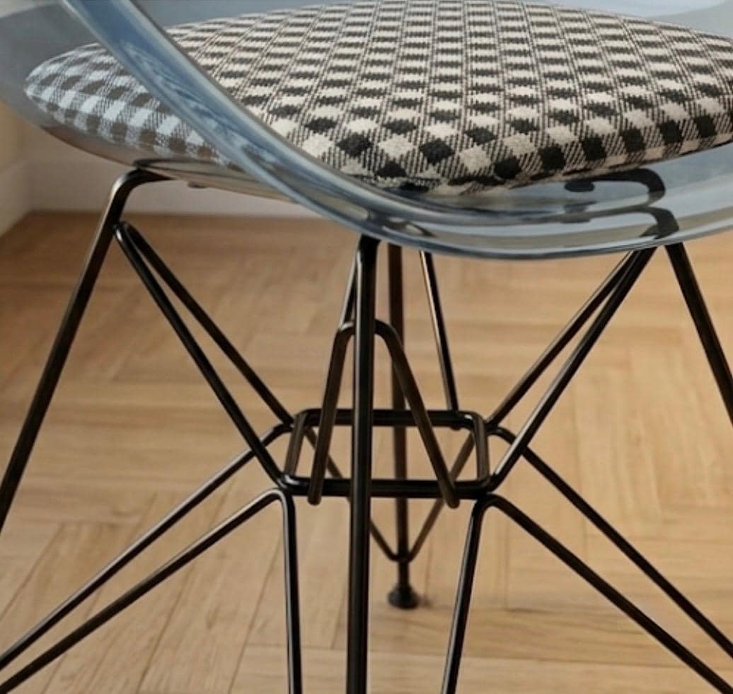 Set of 4 Gray Dining Chairs | 34" Height | Dining Room Seat | Scandinavian Style