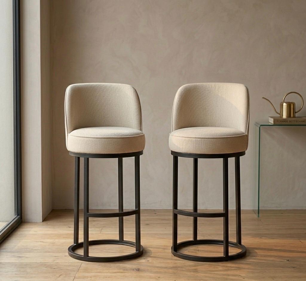Wine Bar Stool | 26" Height | Kitchen Island Counter Seat | Minimalist Style