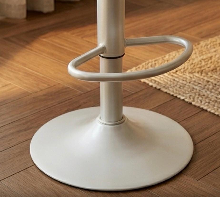 Set of 2 Clear Swivel Bar Stools | 40.9" Height | Home Bar Chair | Modern Style