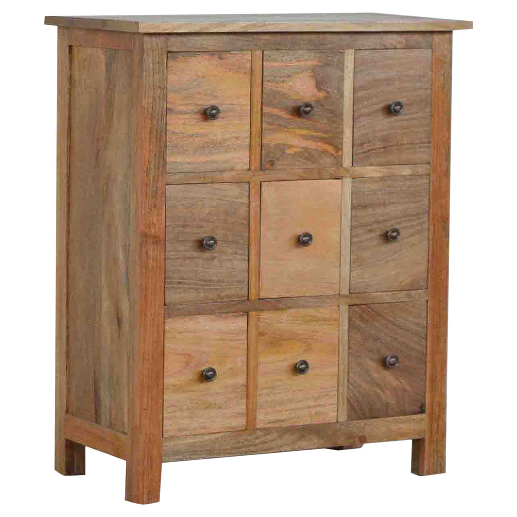 Petit meuble de rangement 9 Tiroirs