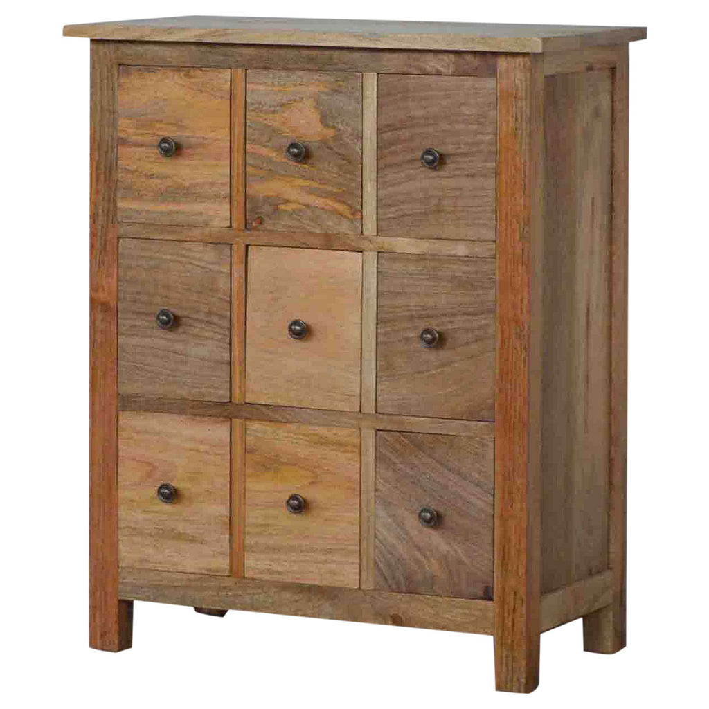 Petit meuble de rangement 9 Tiroirs