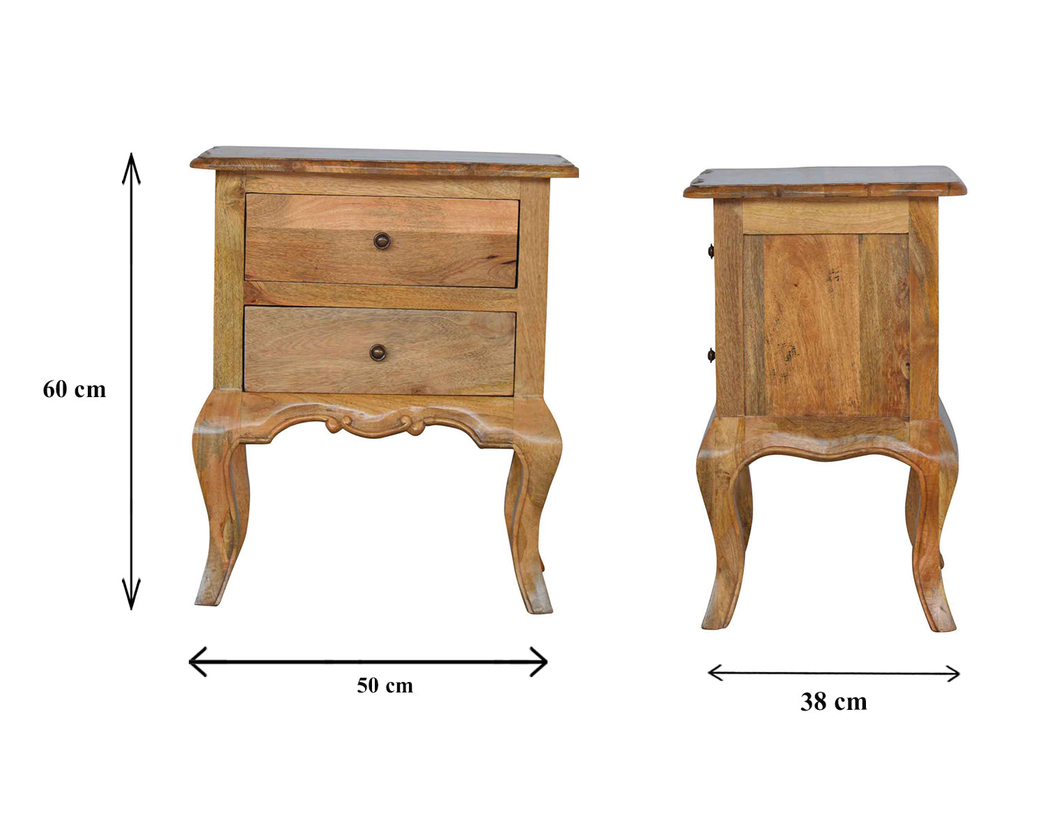 Table de chevet cabriole Legs