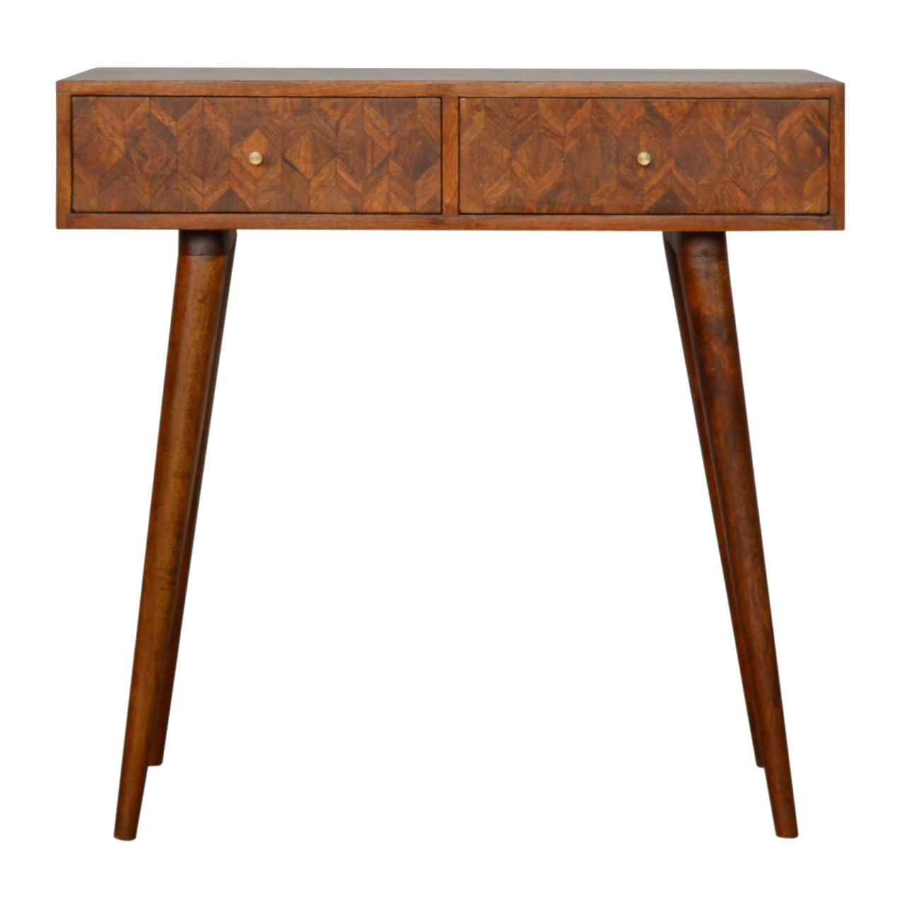 Console assorti châtaigne