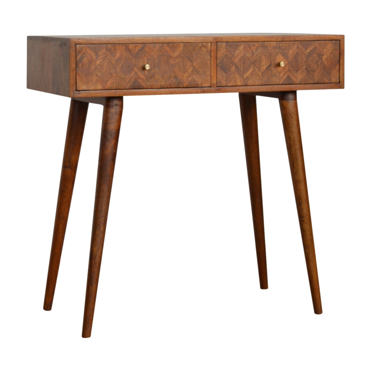 Console assorti châtaigne