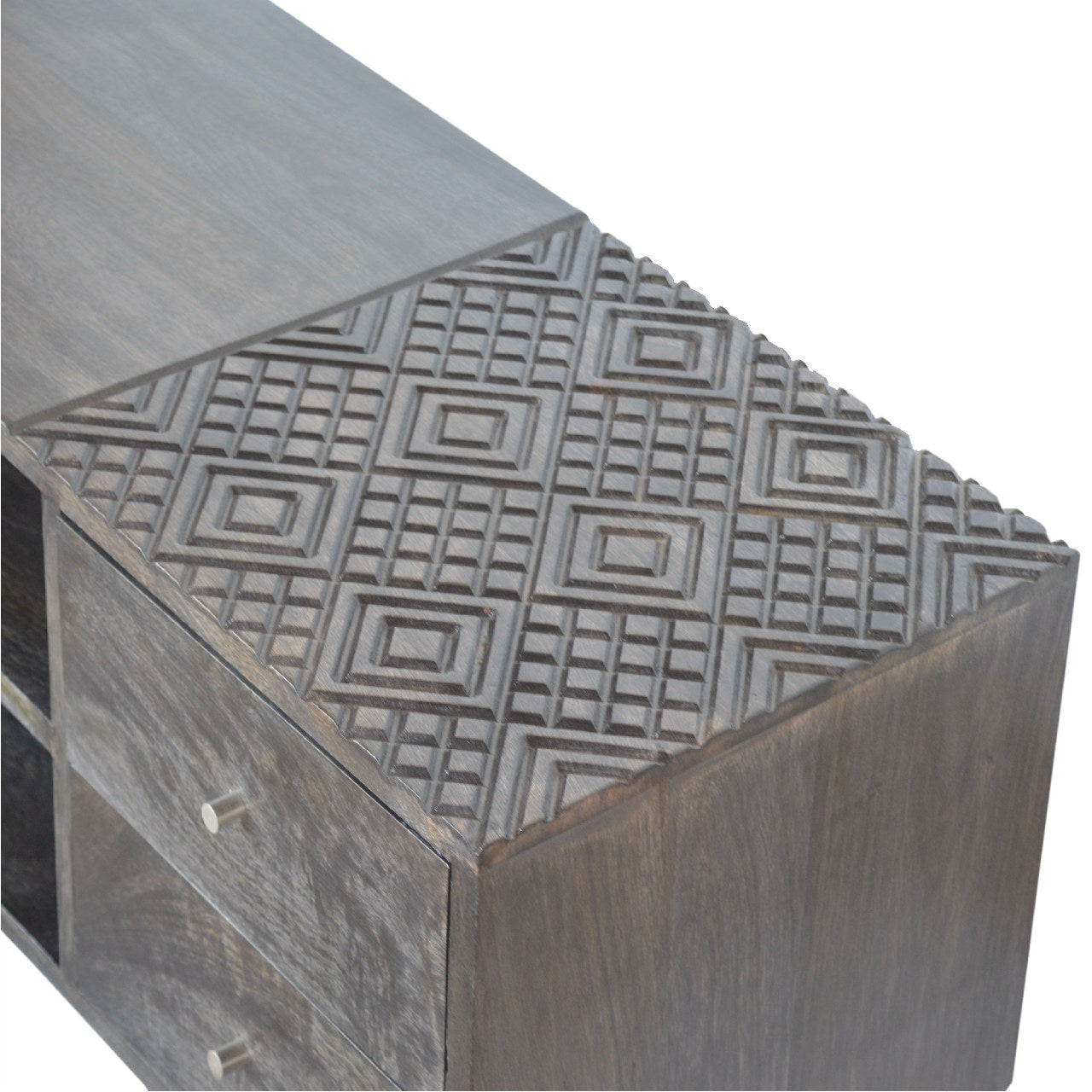 Meuble TV Ash noir 4 Tiroirs
