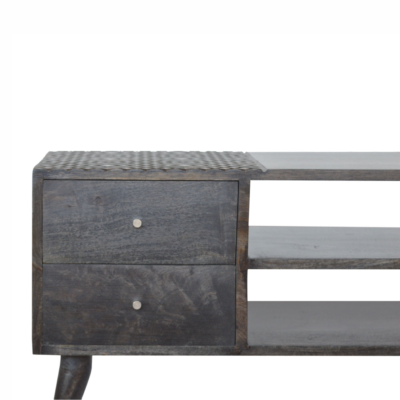 Meuble TV Ash noir 4 Tiroirs
