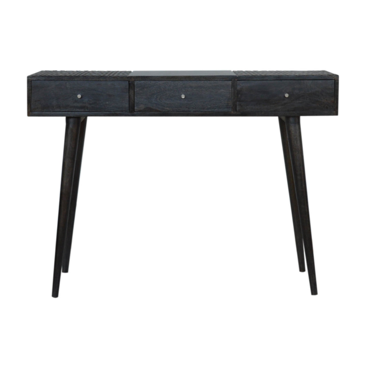 Console Ash noir 3 Tiroirs