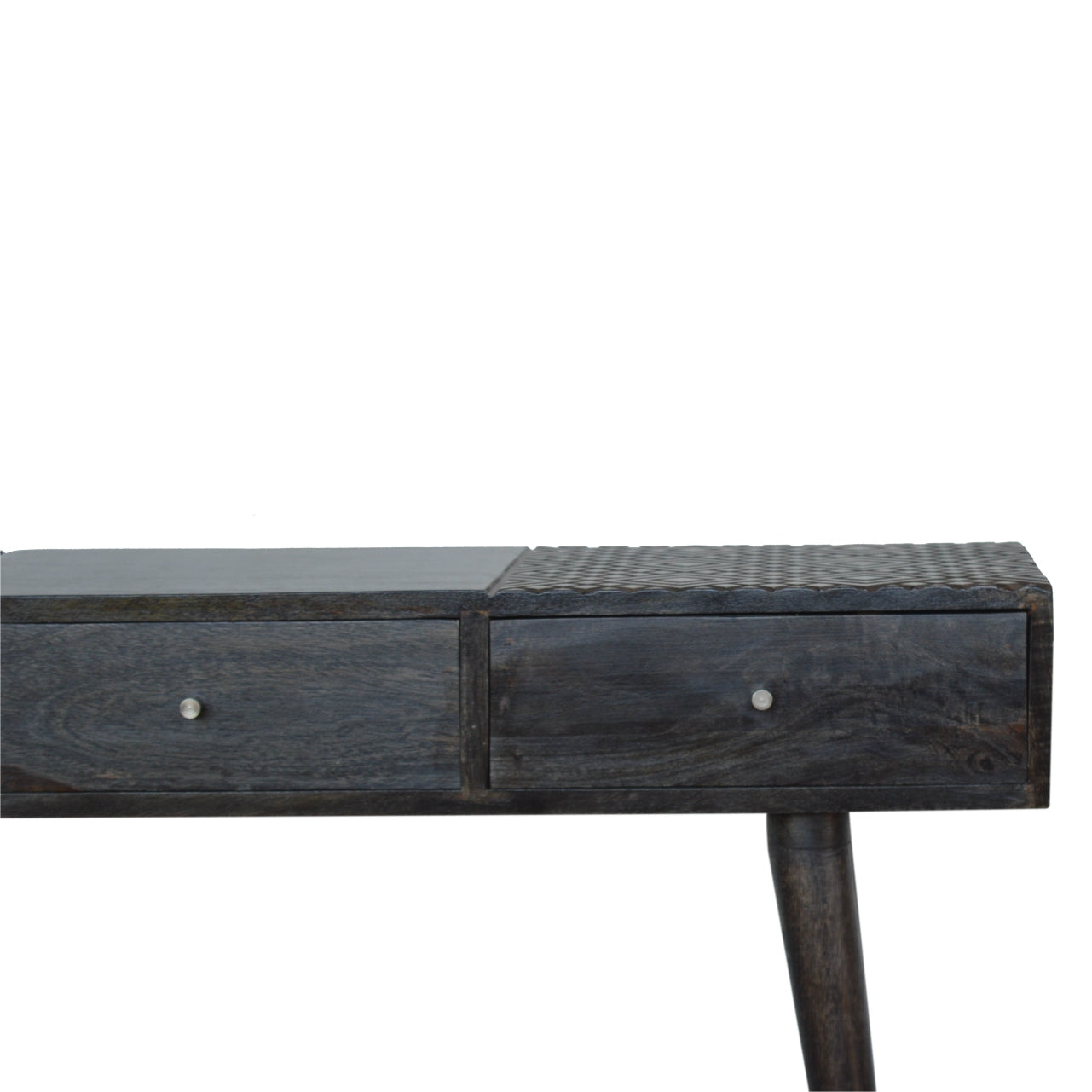 Console Ash noir 3 Tiroirs