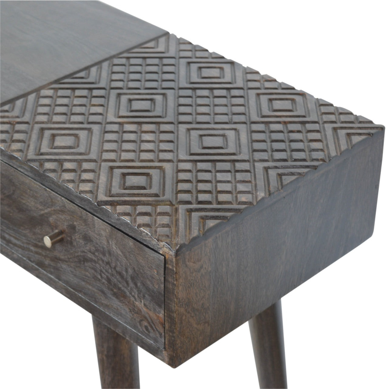 Console Ash noir 3 Tiroirs