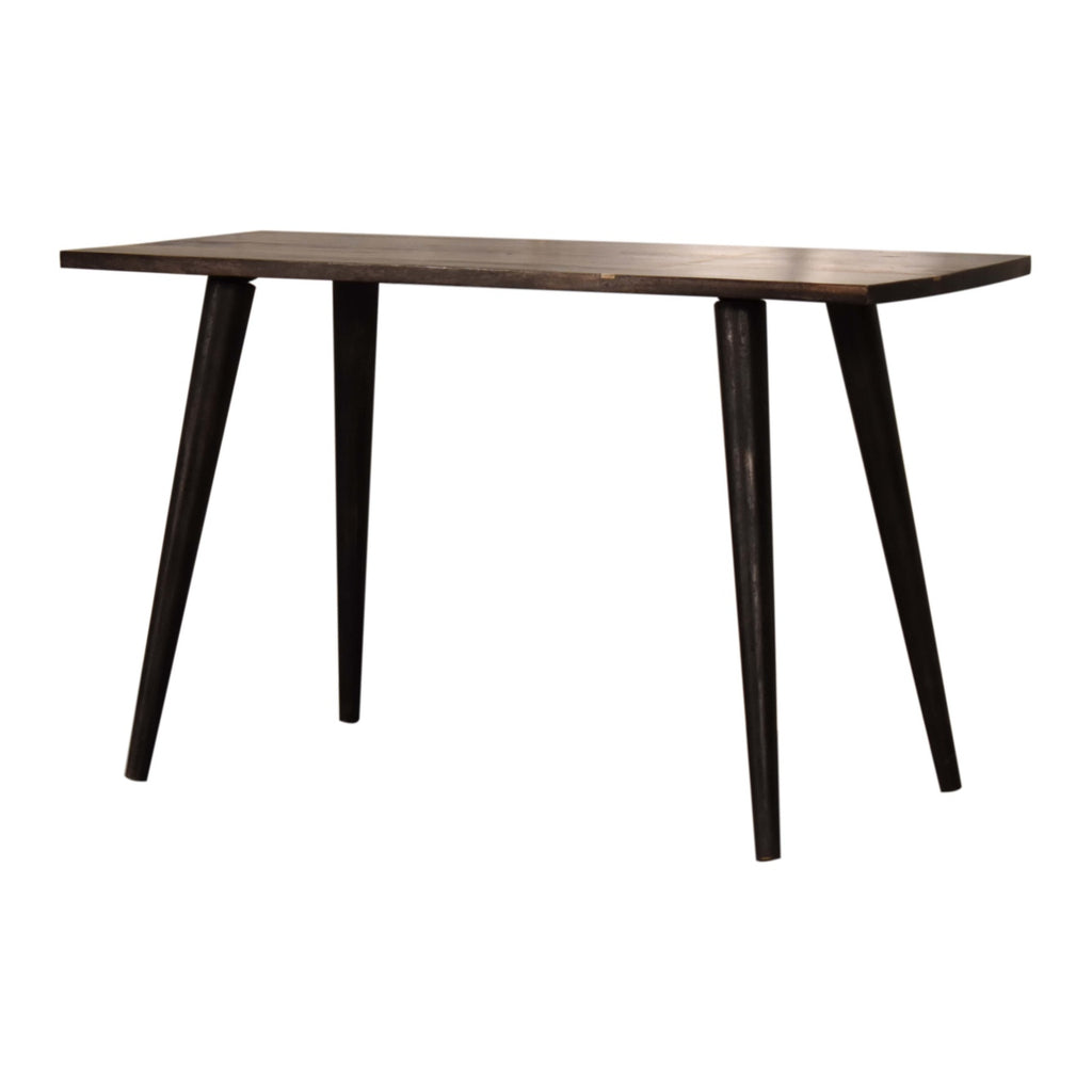 Table basse Ash noir laiton marqueté