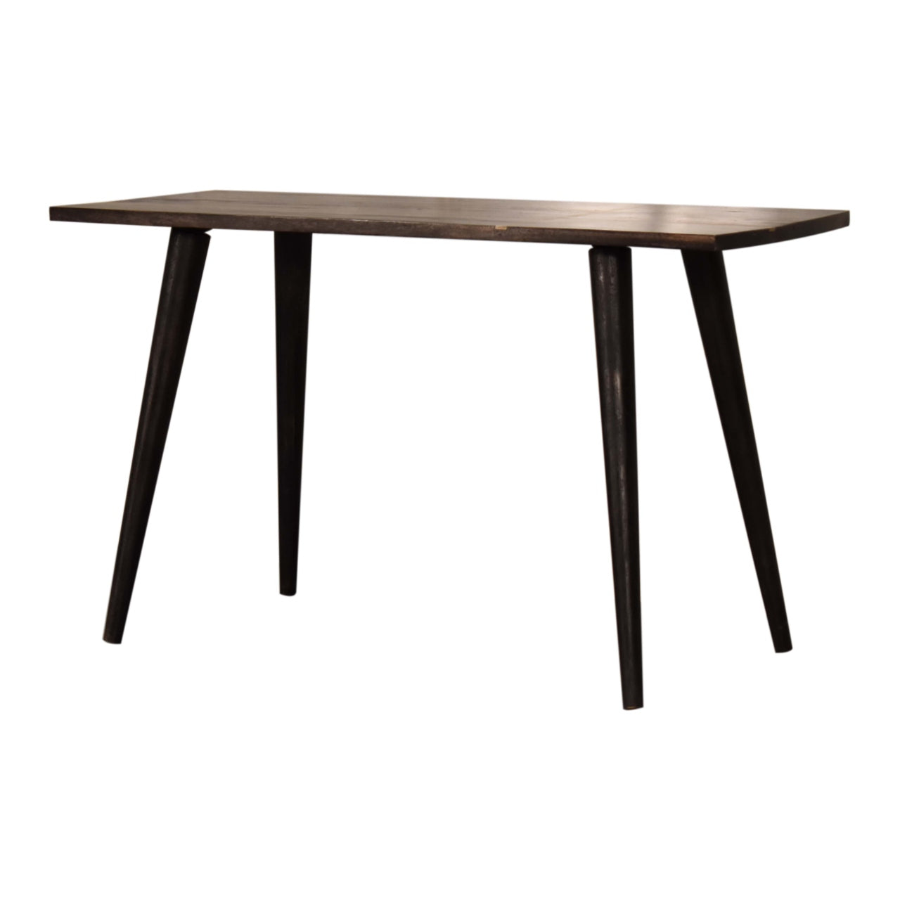 Table basse Ash noir laiton marqueté