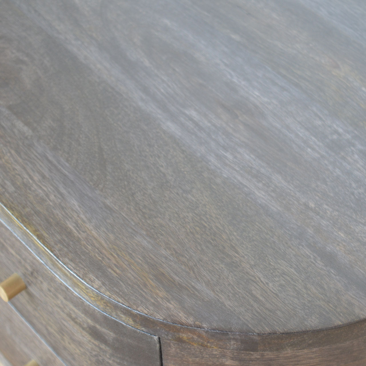 Table de chevet Ash noir laiton Legs