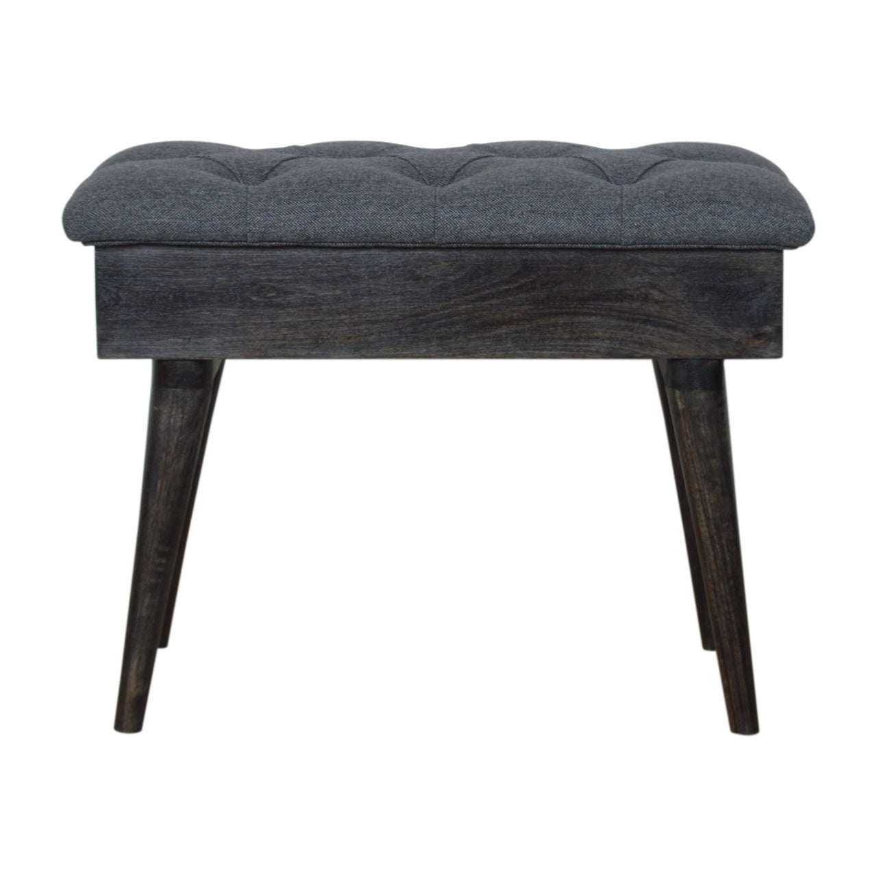 Banc noir tweed