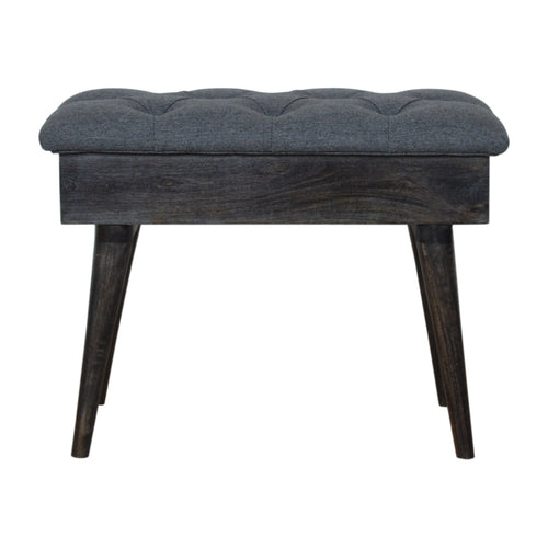 Banc noir tweed