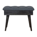 Banc noir tweed