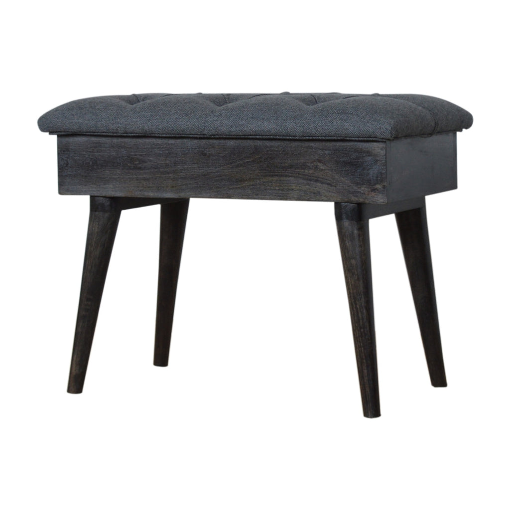 Banc noir tweed
