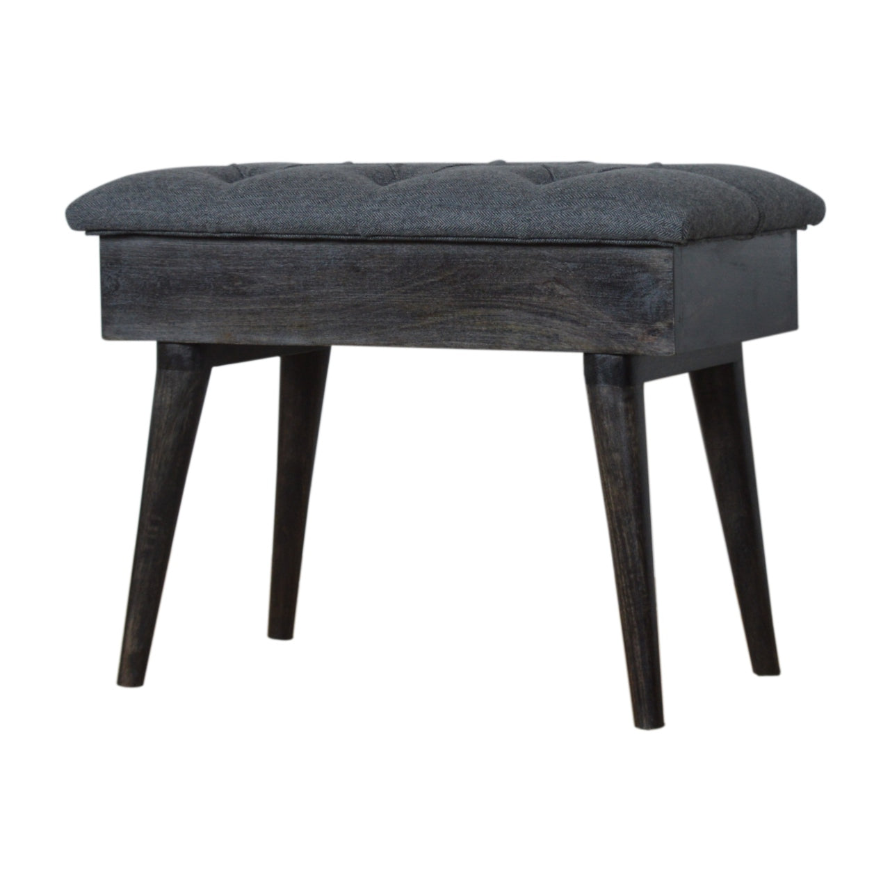 Banc noir tweed