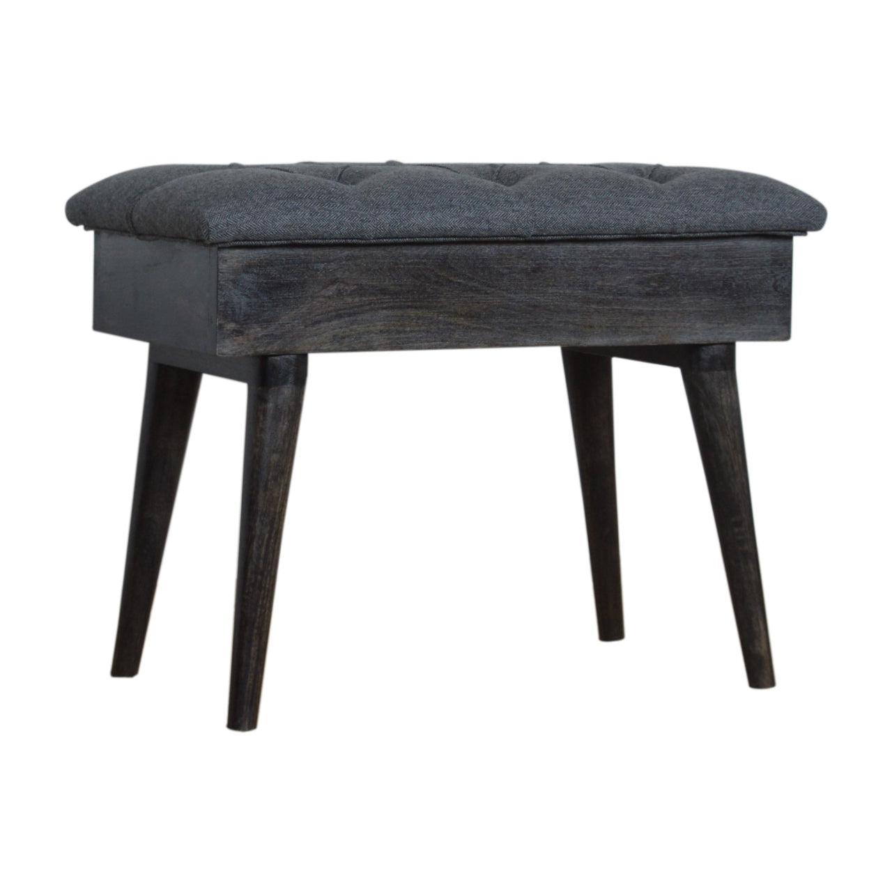 Banc noir tweed