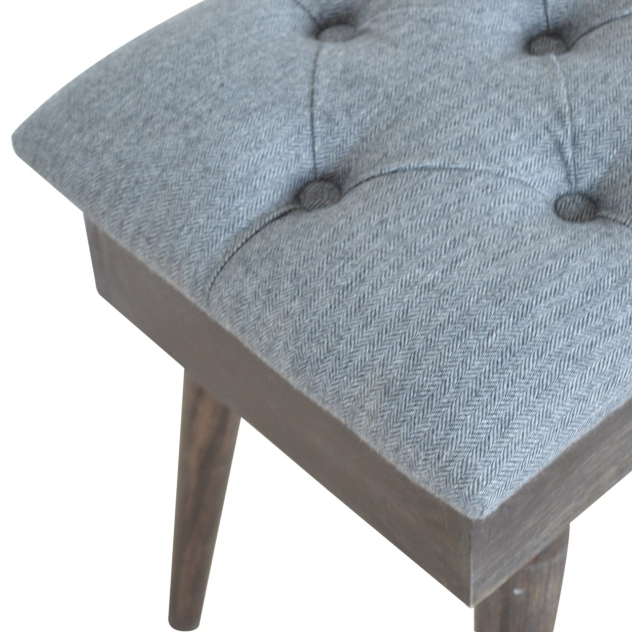 Banc noir tweed