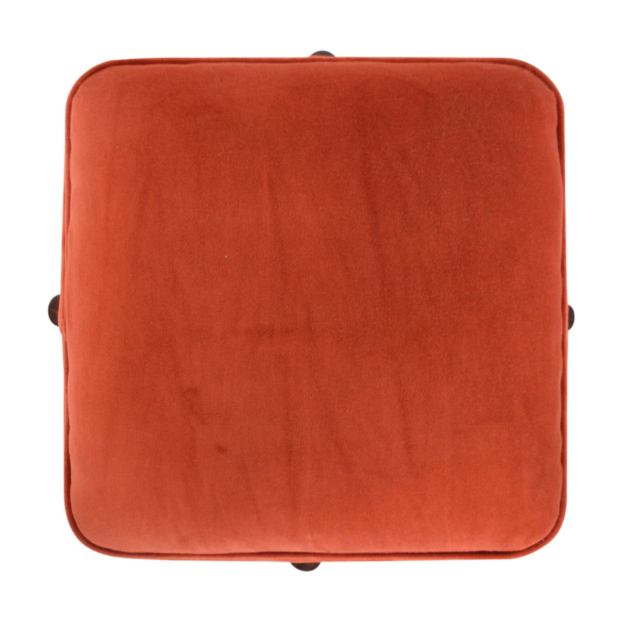 Repose-pieds Brick velours massif bois