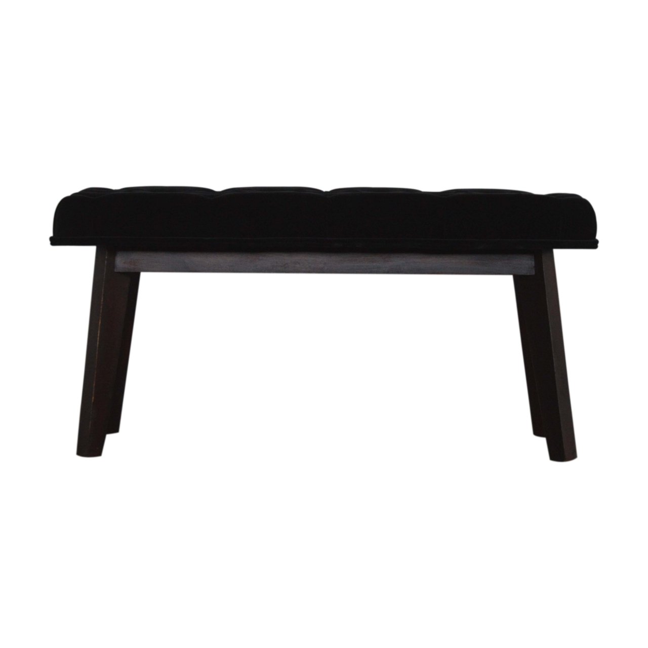 Banc noir velours