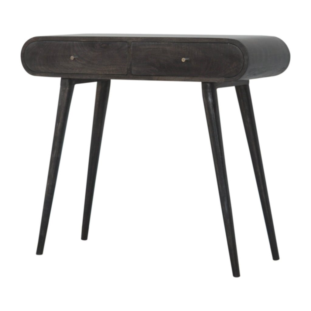 Console Ash noir Curve