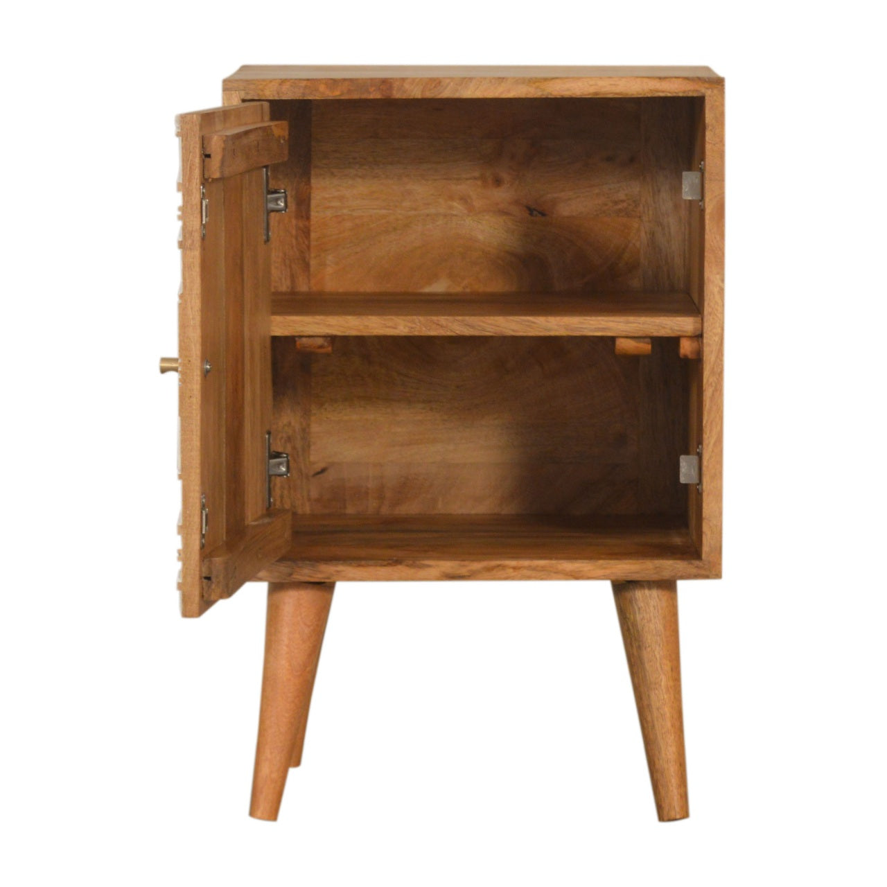 Table de chevet Acadia blanc porte