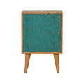 Table de chevet Acadia bleu canard
