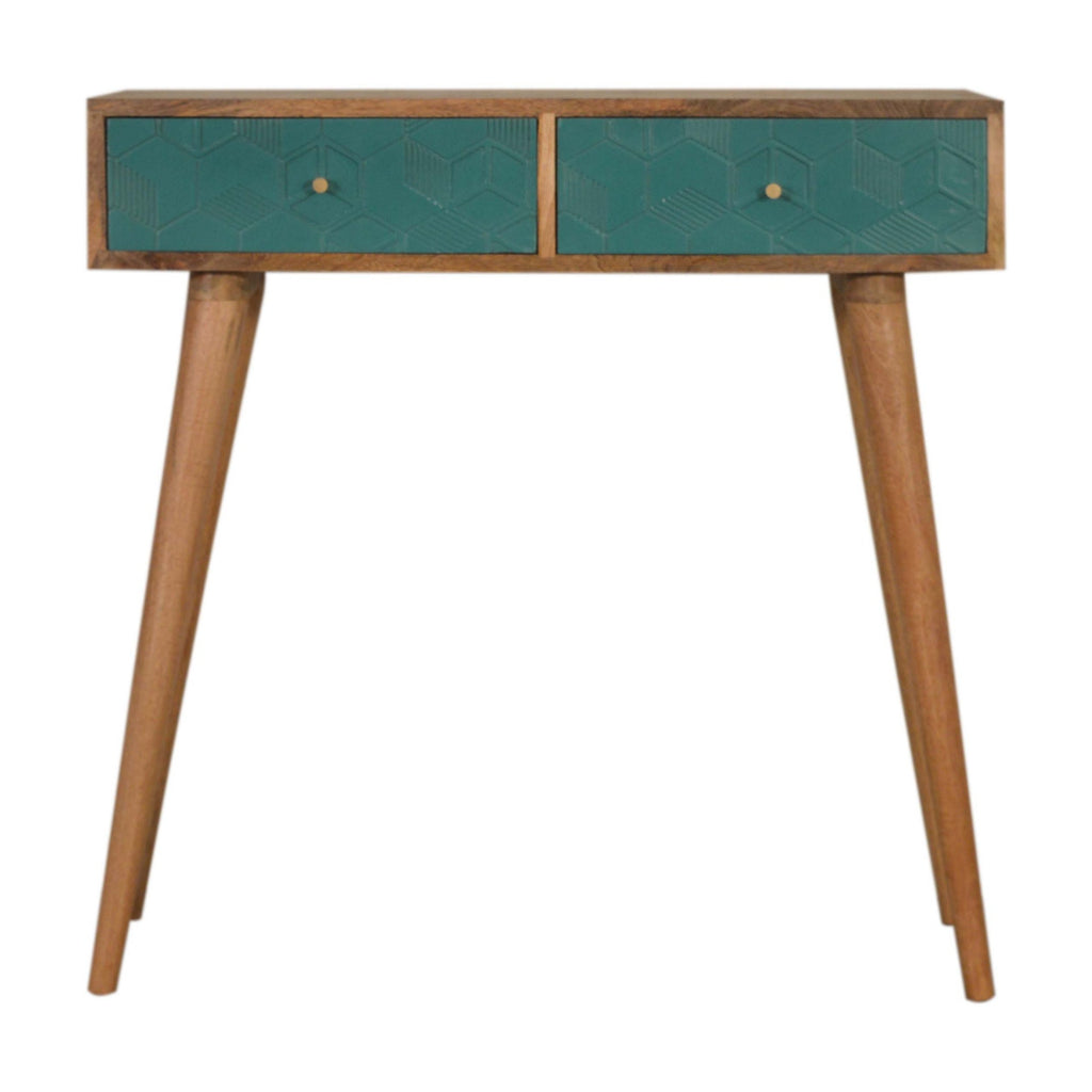 Console Acadia bleu canard