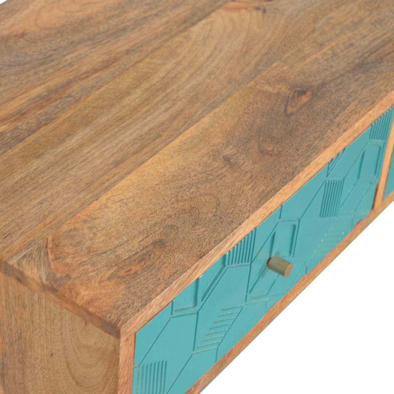 Console Acadia bleu canard