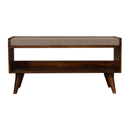 Banc marron tweed Seat Pad