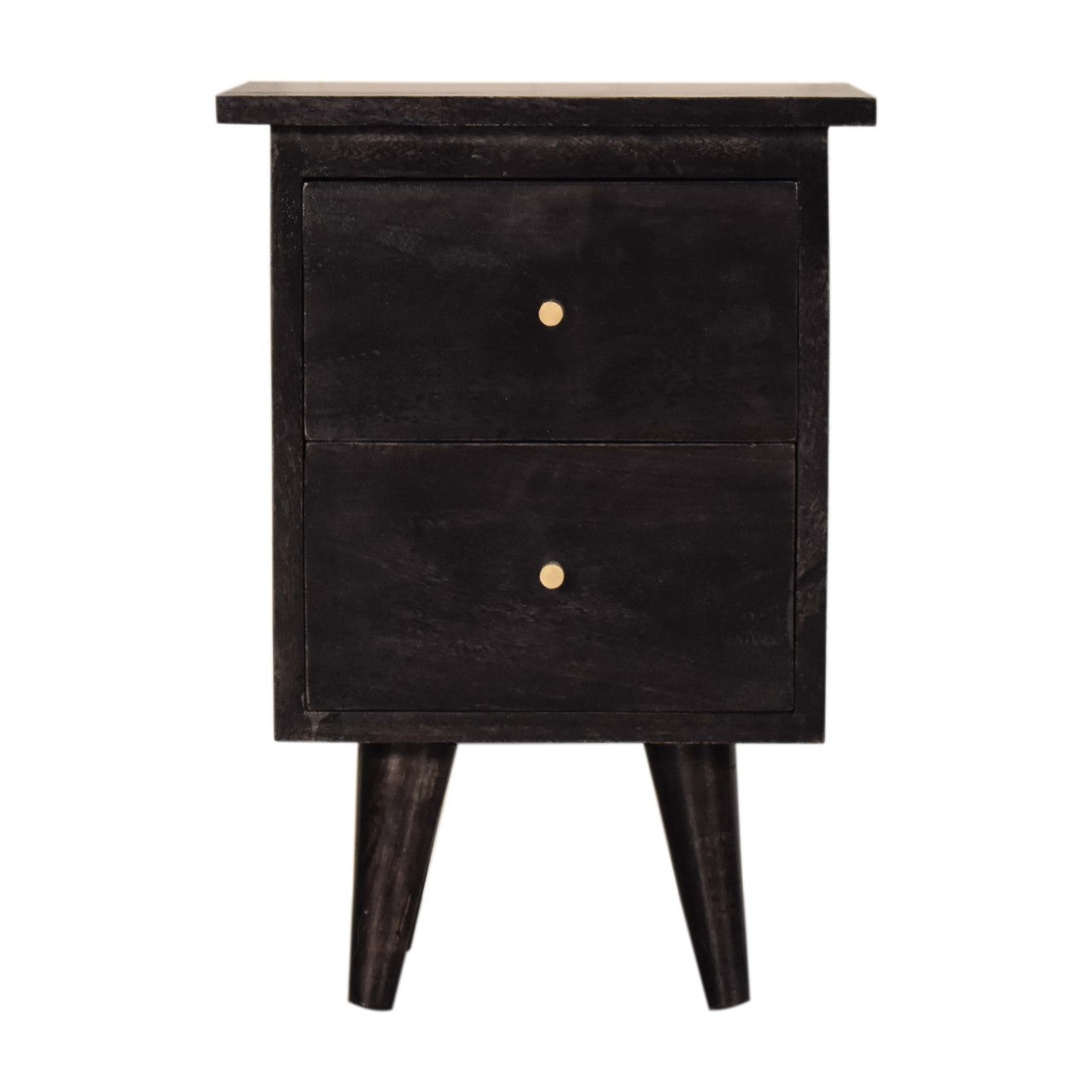 Table de chevet noir Hand Painted