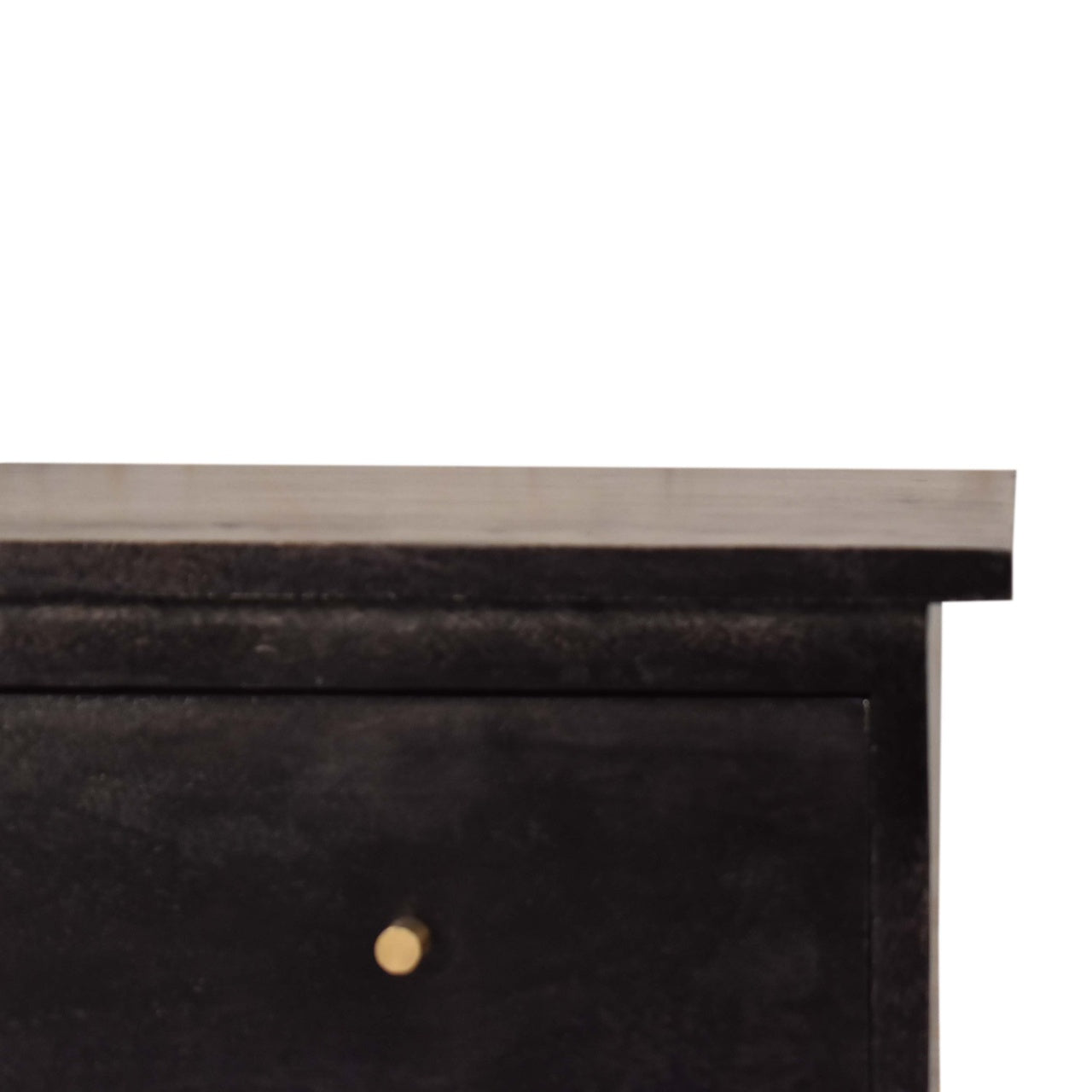 Table de chevet noir Hand Painted