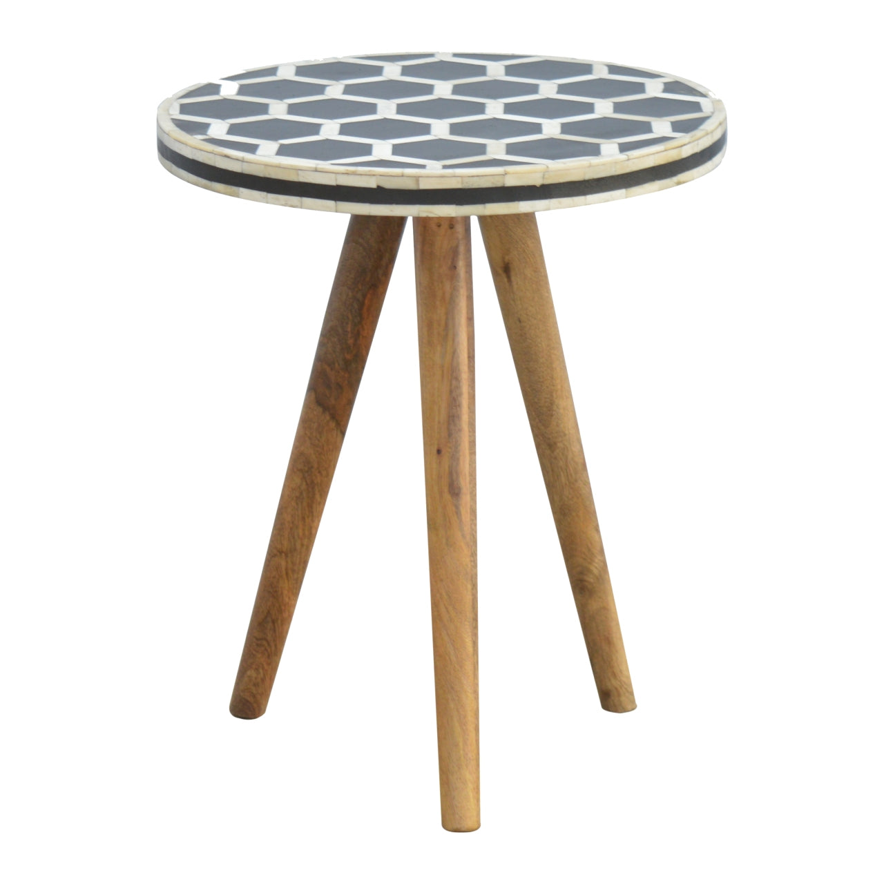 Tabouret Bone marqueté