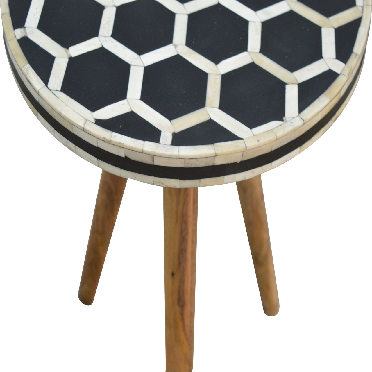 Tabouret Bone marqueté