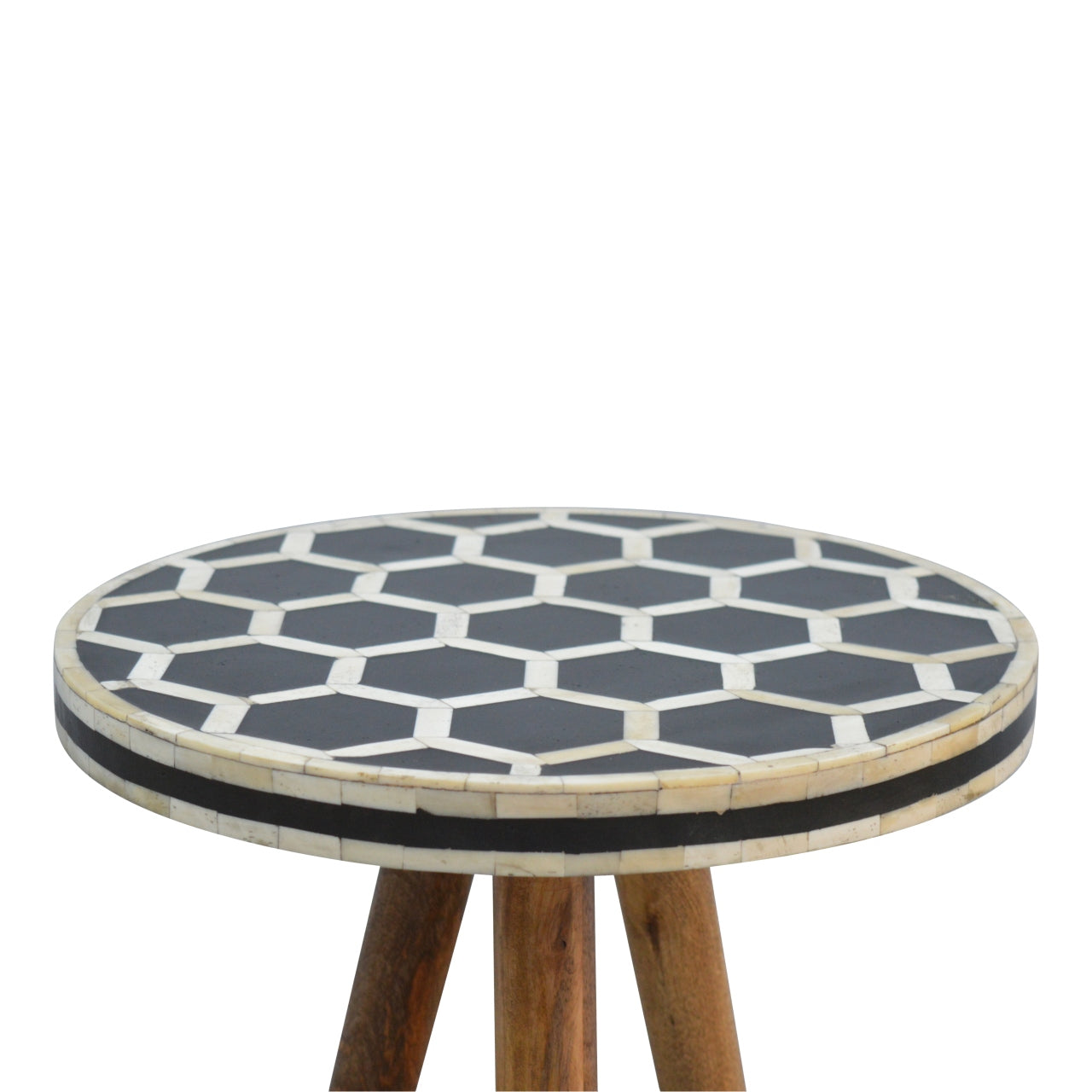 Tabouret Bone marqueté