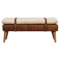 Banc bouclé buffle cuir