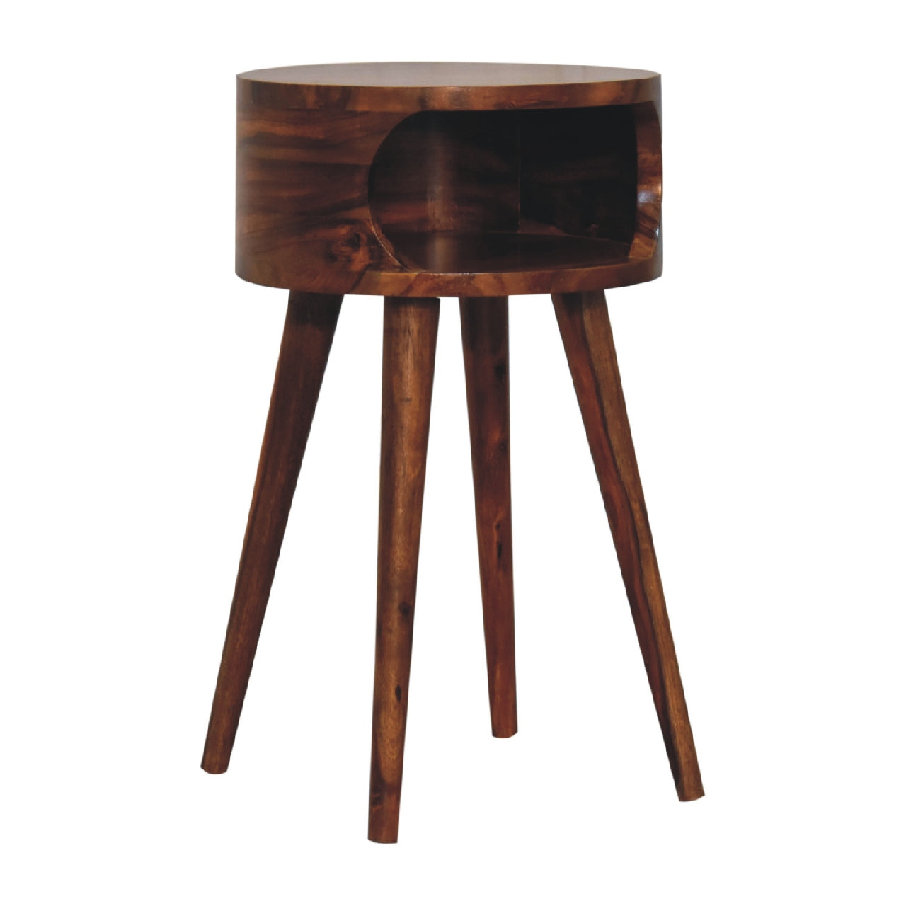 Table de chevet Alina ouvert miel