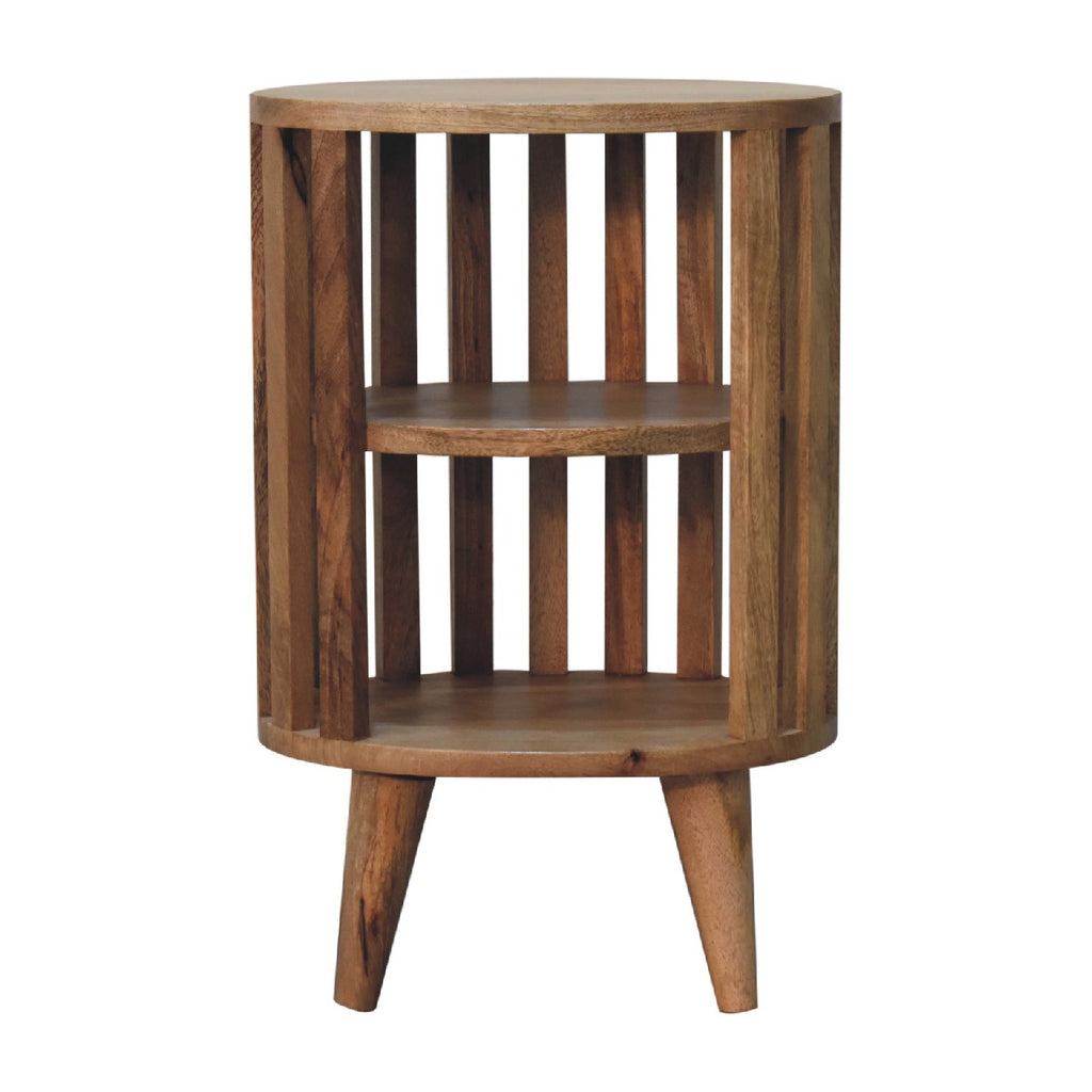 Table de chevet Ariella double Shelf chêne Ish