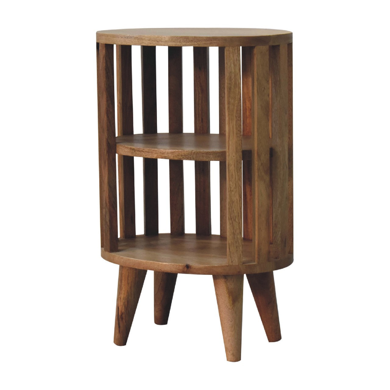 Table de chevet Ariella double Shelf chêne Ish