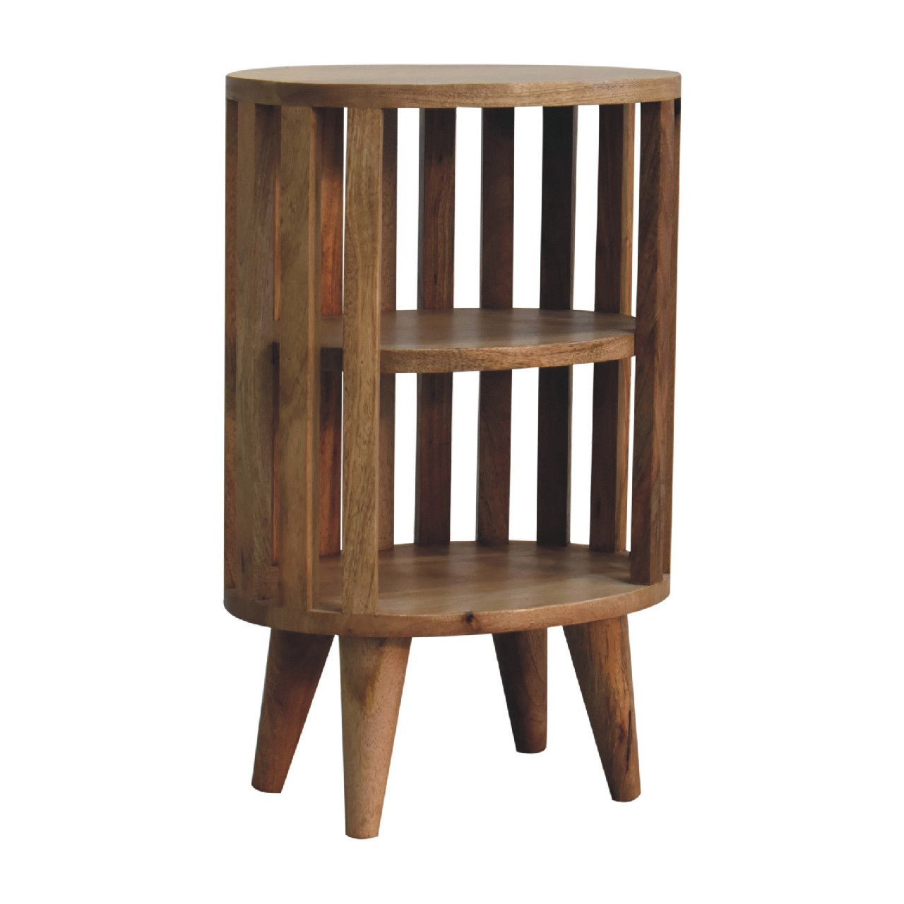 Table de chevet Ariella double Shelf chêne Ish