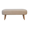Banc bouclé