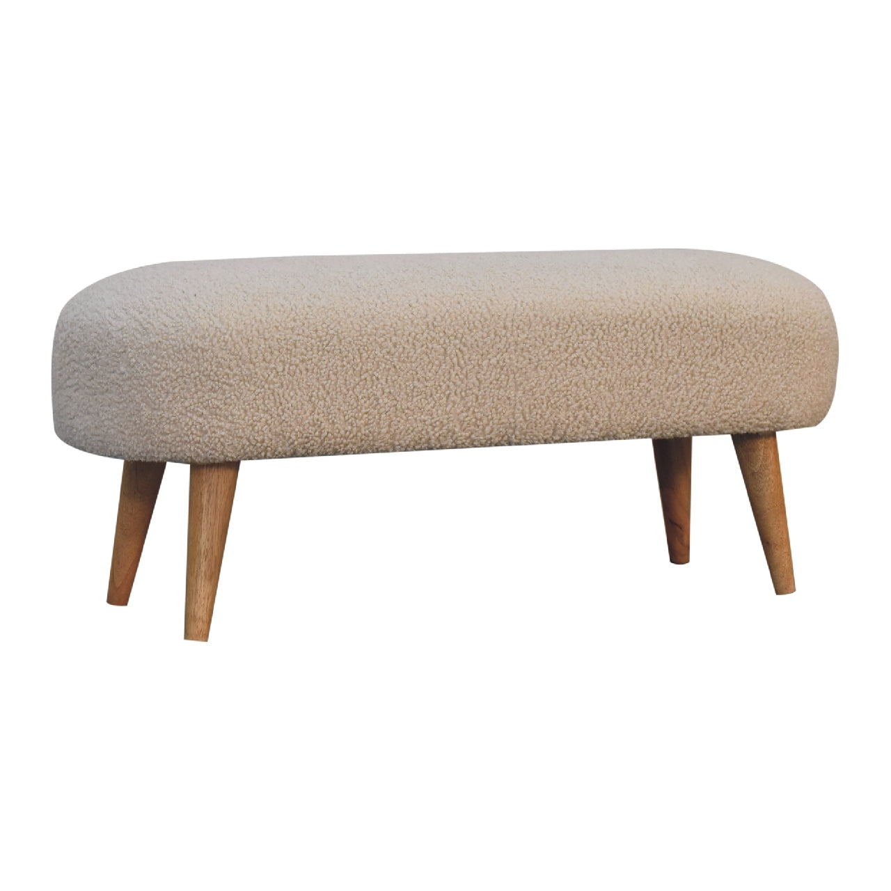 Banc bouclé